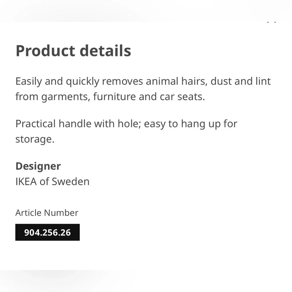 NWT IKEA BÄSTIS Lint Roller - 2 Pack